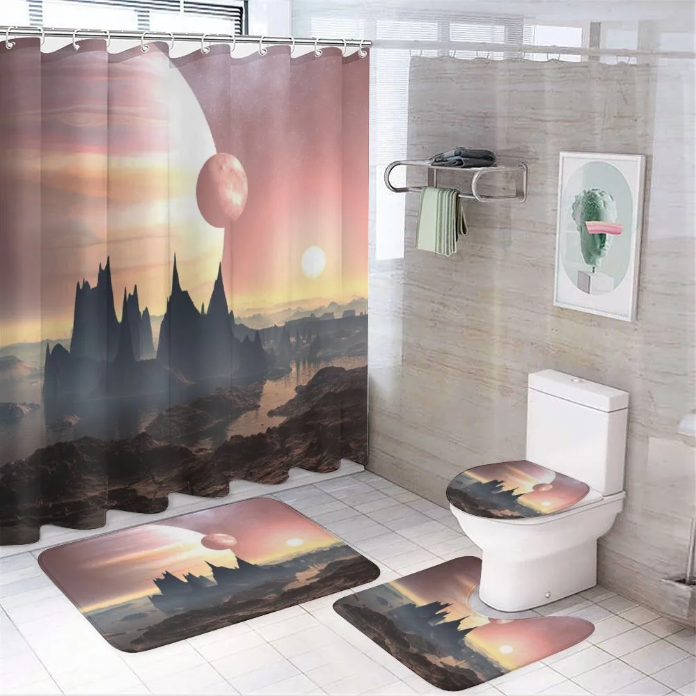 Twin Moons over Planet — Your design