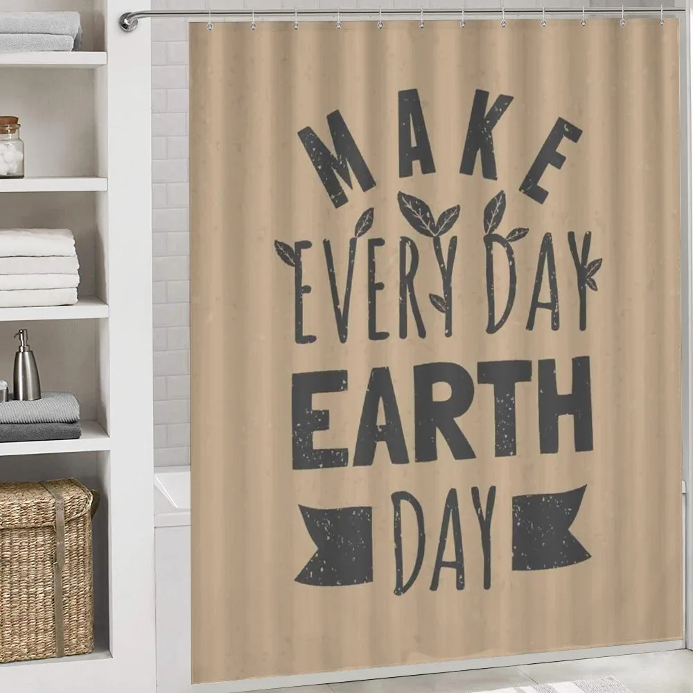 Typographic Words Earth Day — Detail 4
