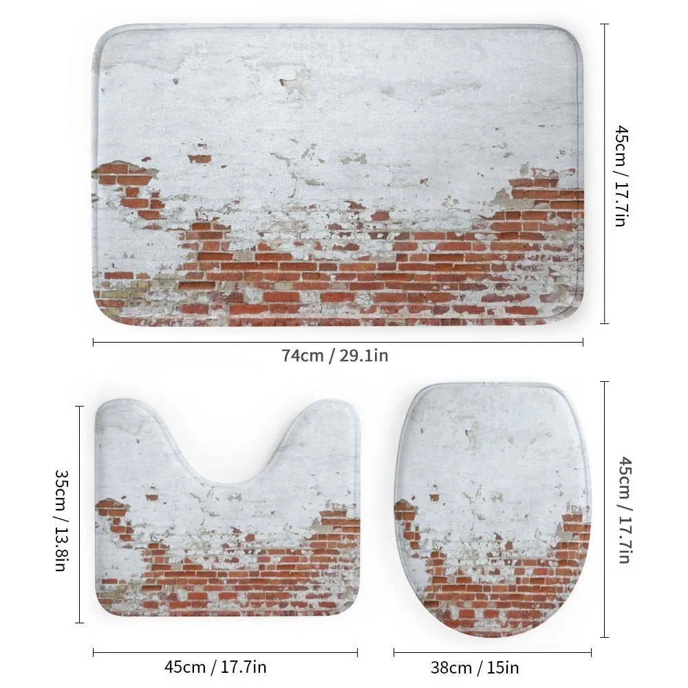 Aged Vintage Brick Wall — Detail 1
