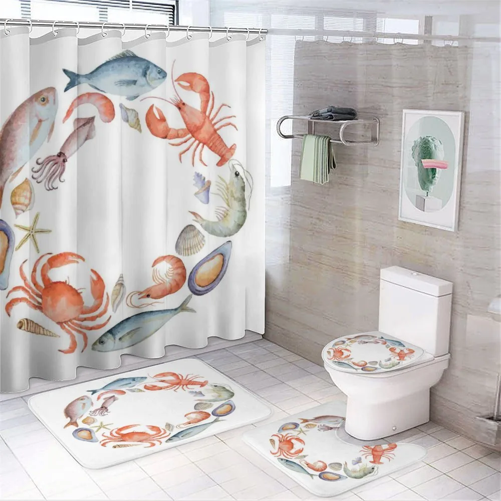 Aquarelle Tasty Seafood — Your design
