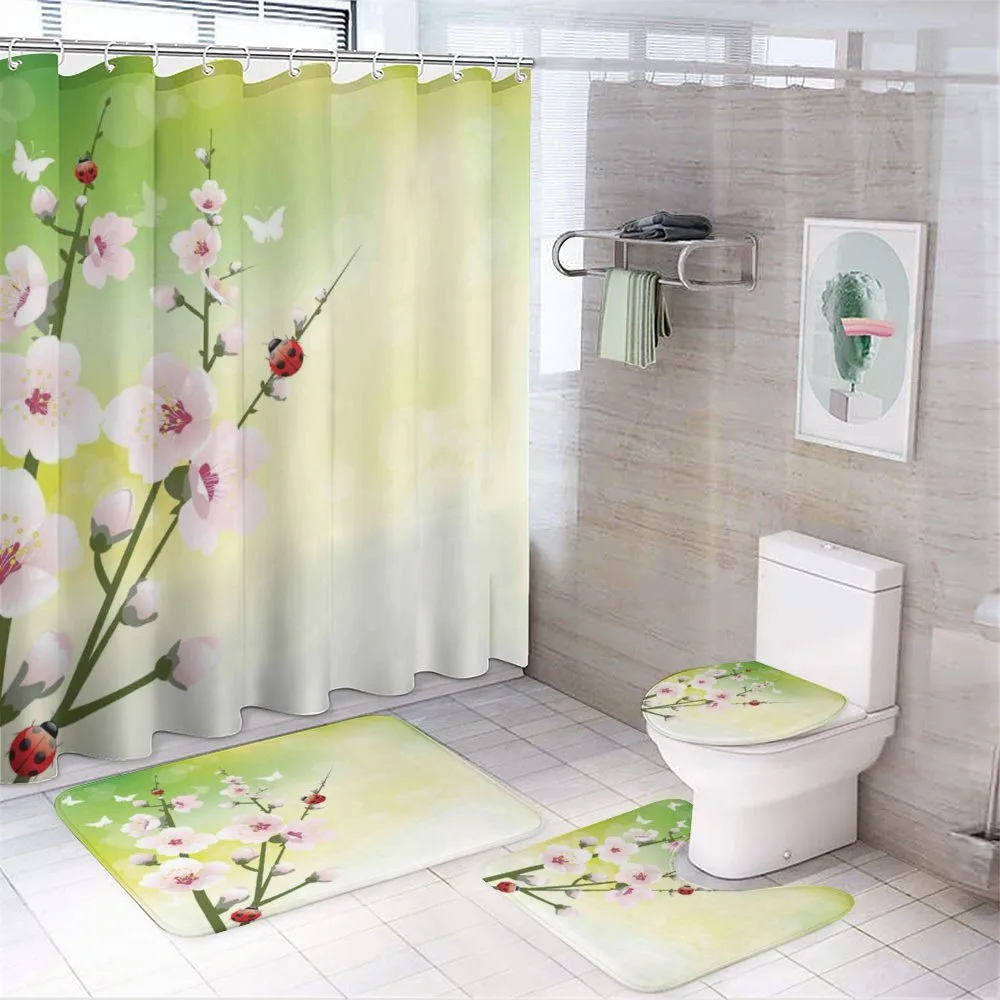 Blossoms Ladybugs Spring — Your design