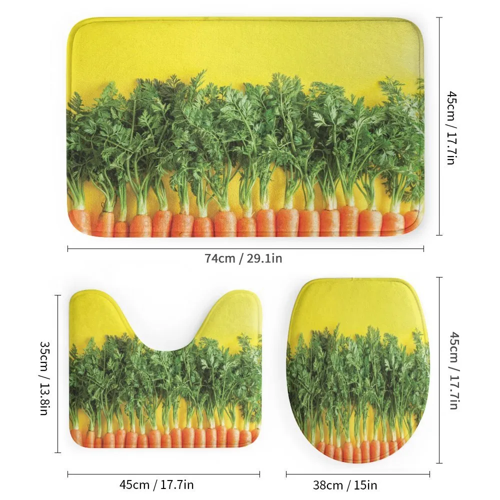 Carrots in a Row Art — Detail 1