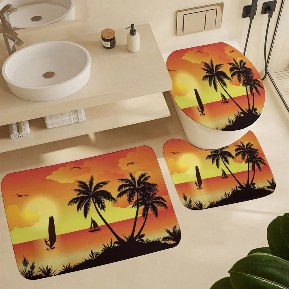 Coconut Palms and Surfer — Detail 5