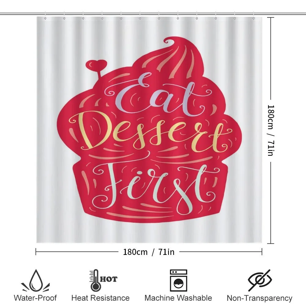 Eat Dessert First Cupcake — Detail 2