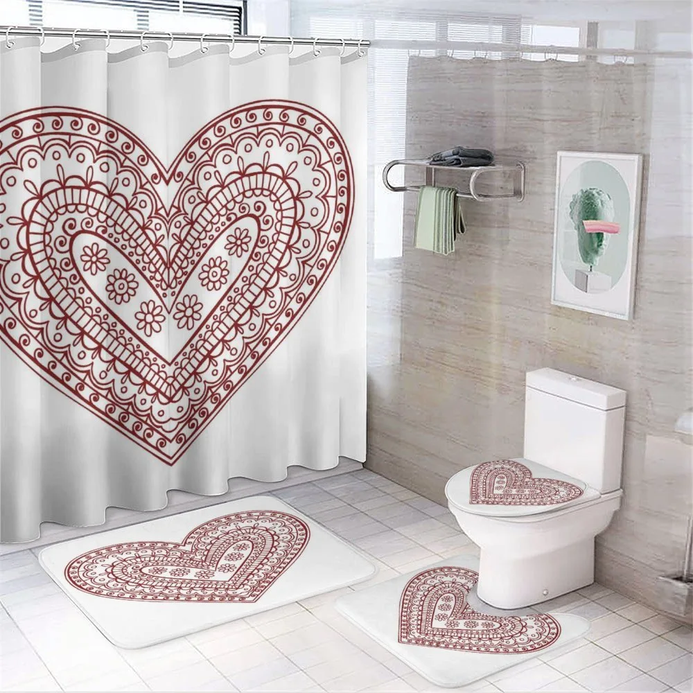 Heart Shape Sixties Swirls — Your design