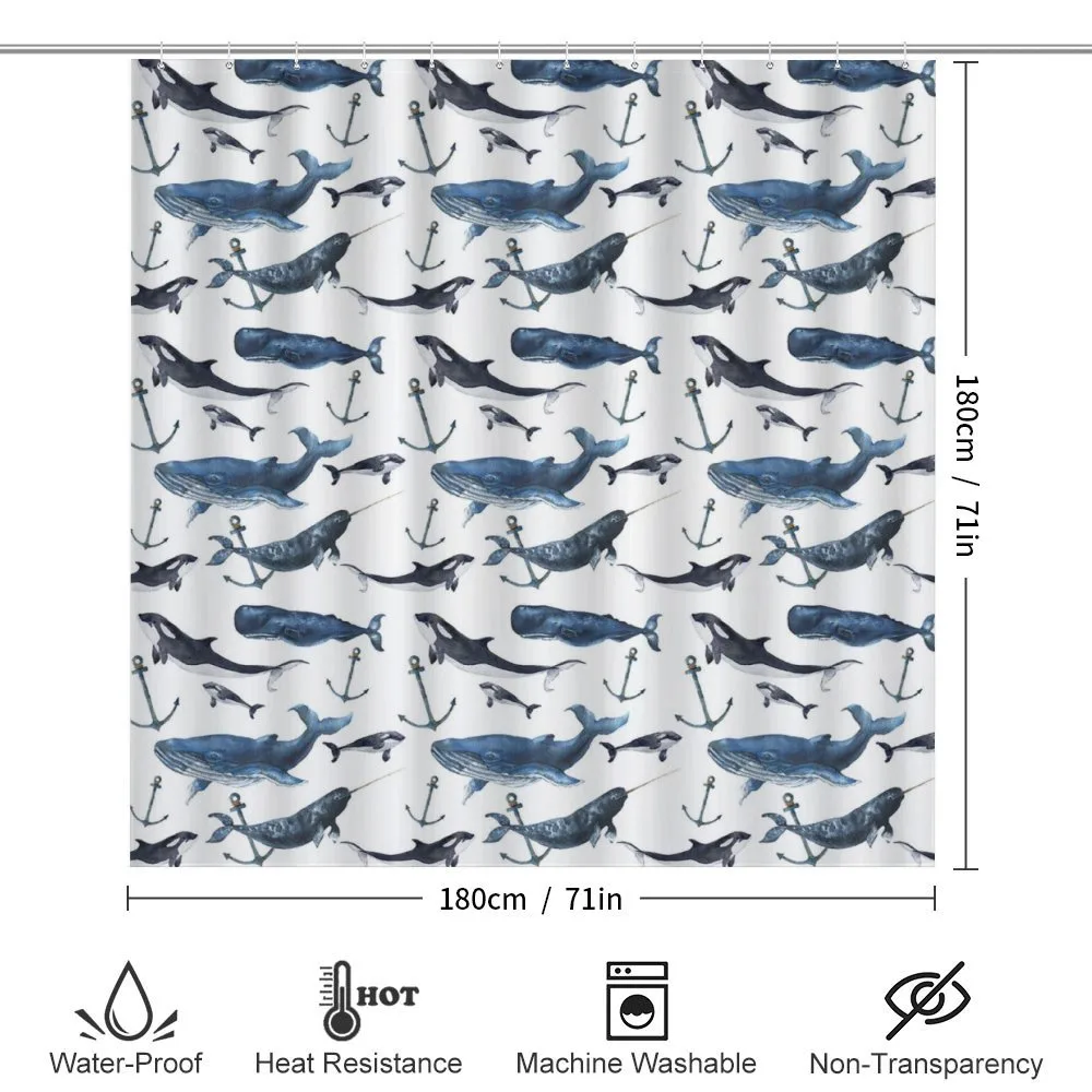 Orcas and Blue Whales — Detail 2