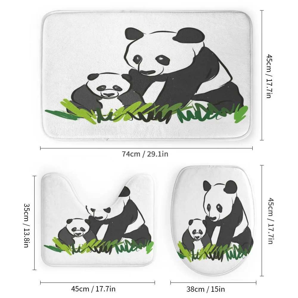 Panda Bear Family Bambu — Detail 1