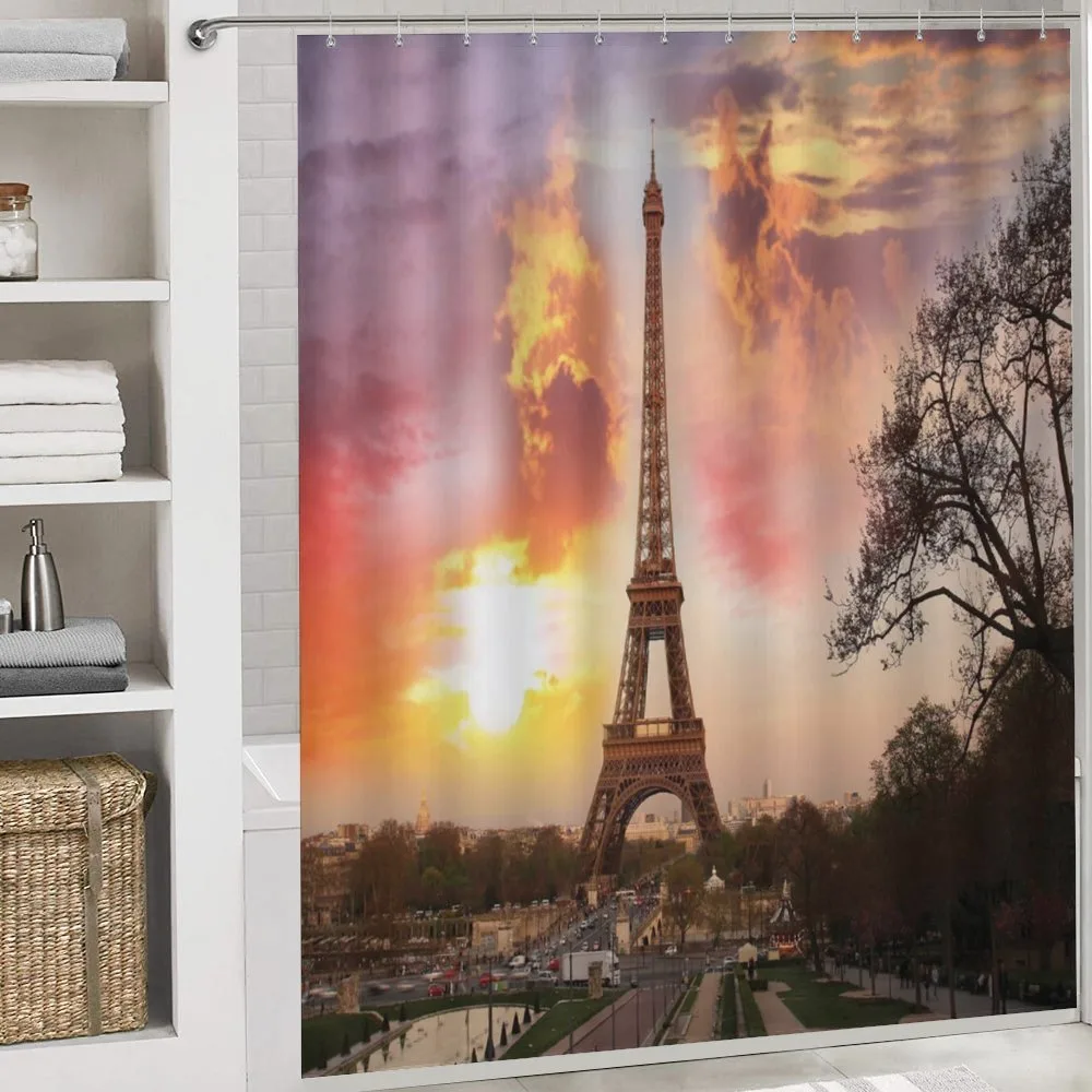 Parisian Cityscape at Sunset — Detail 4