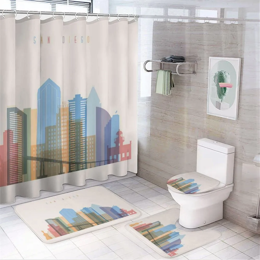 Pastel Color Skyscrapers — Your design