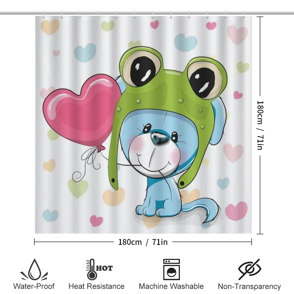 Puppy Dog in Frog Hat — Detail 2