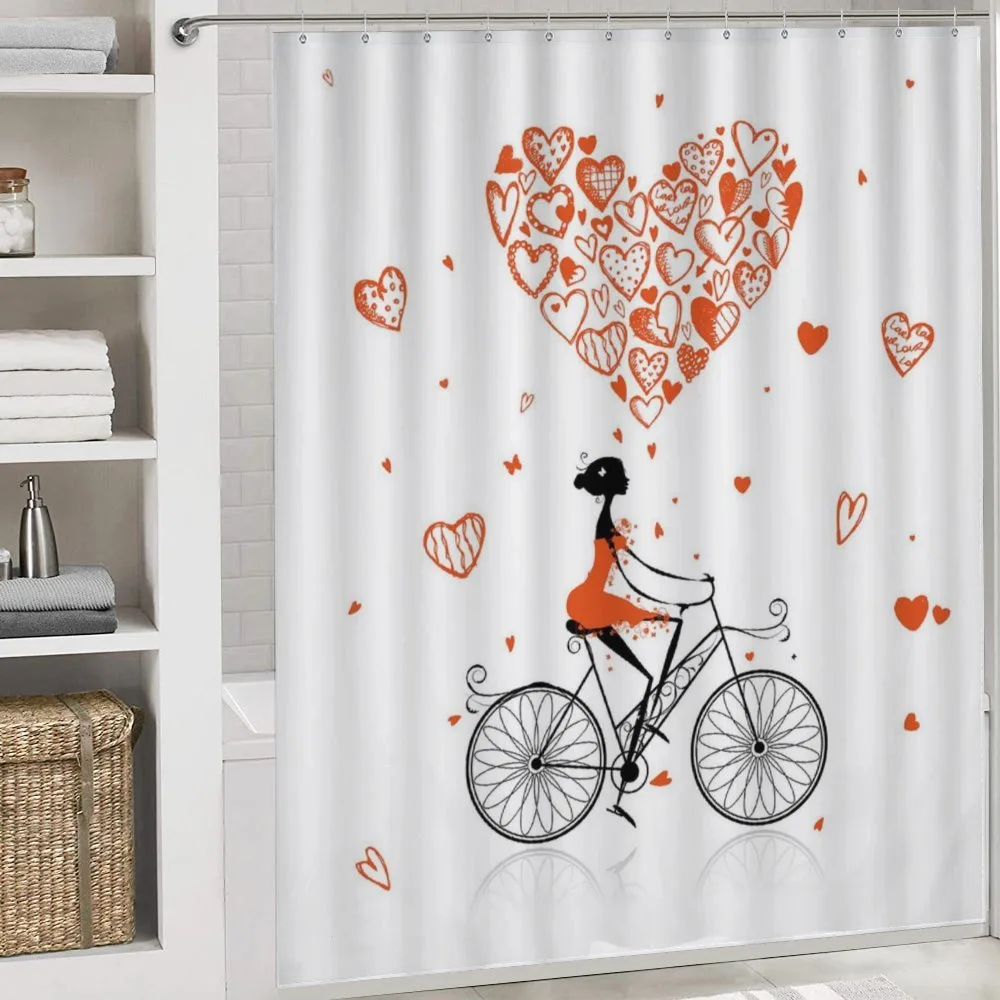 Romantic Cyclist Girl — Detail 4