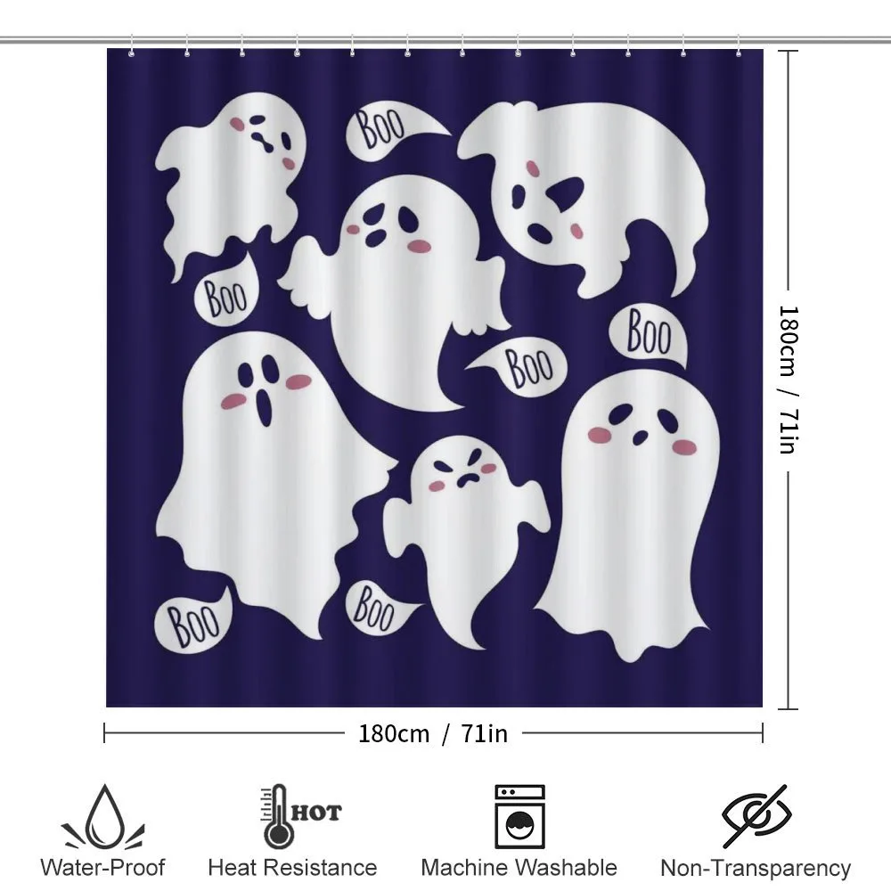 Scary Ghost Characters Boo — Detail 2