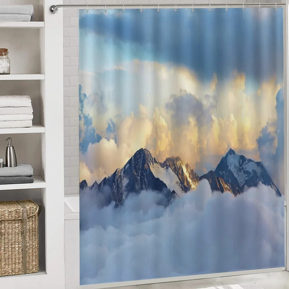 Snowy and Cloudy Peak — Detail 4