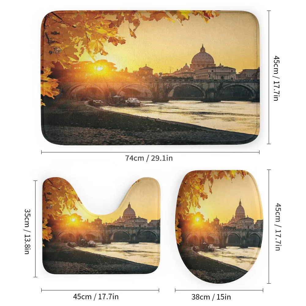 Sunset Tiber River Rome — Detail 1