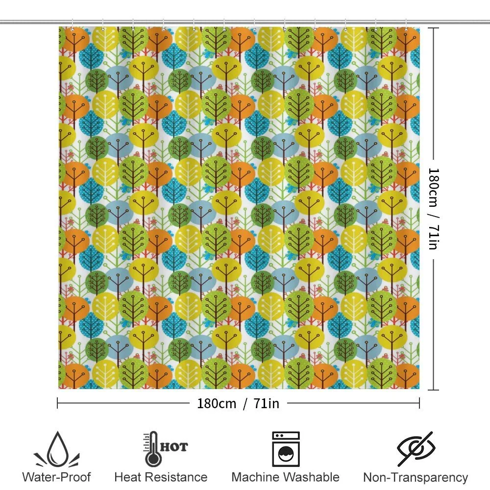 Sute Summer Trees Pattern — Detail 2