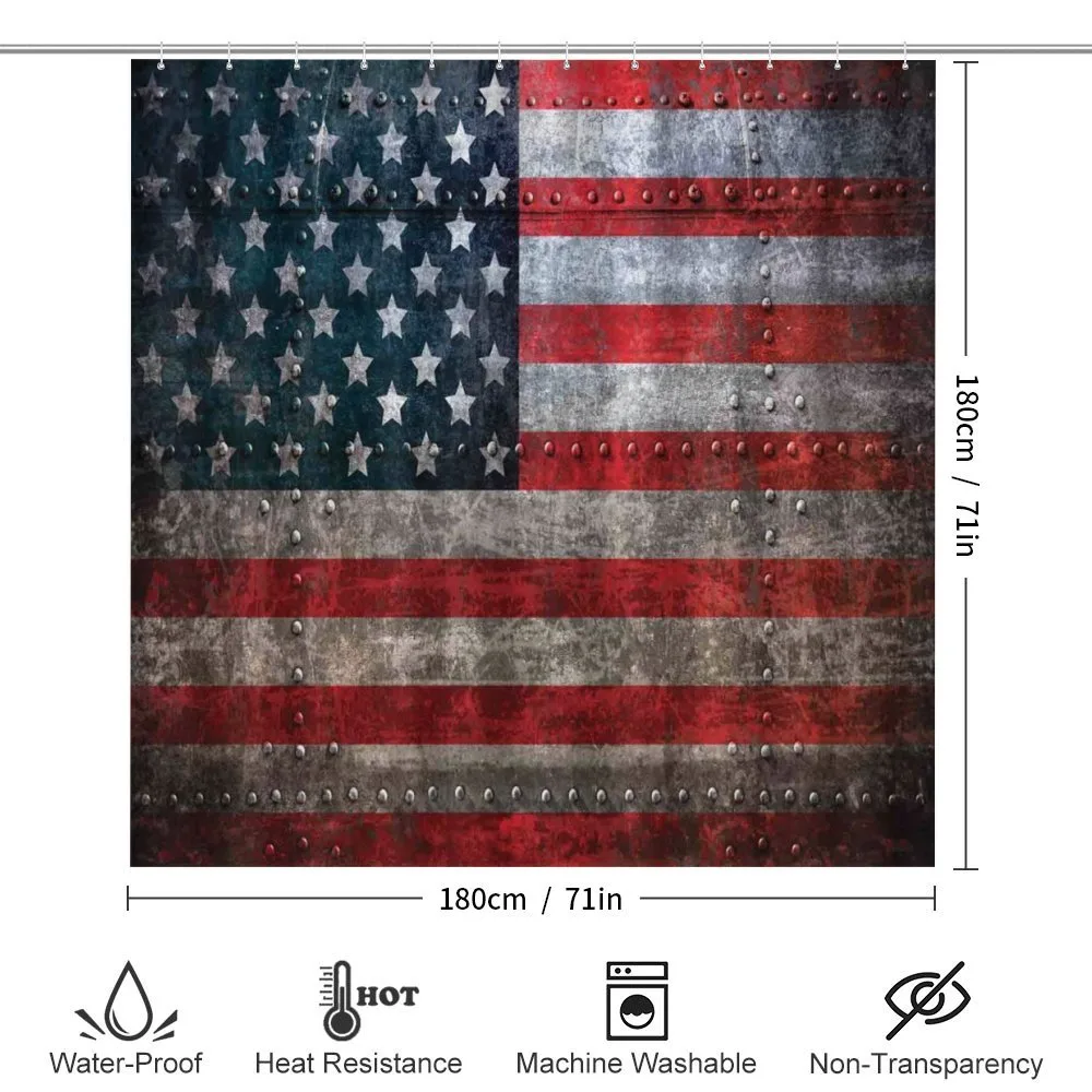 US Flag Plate — Detail 2