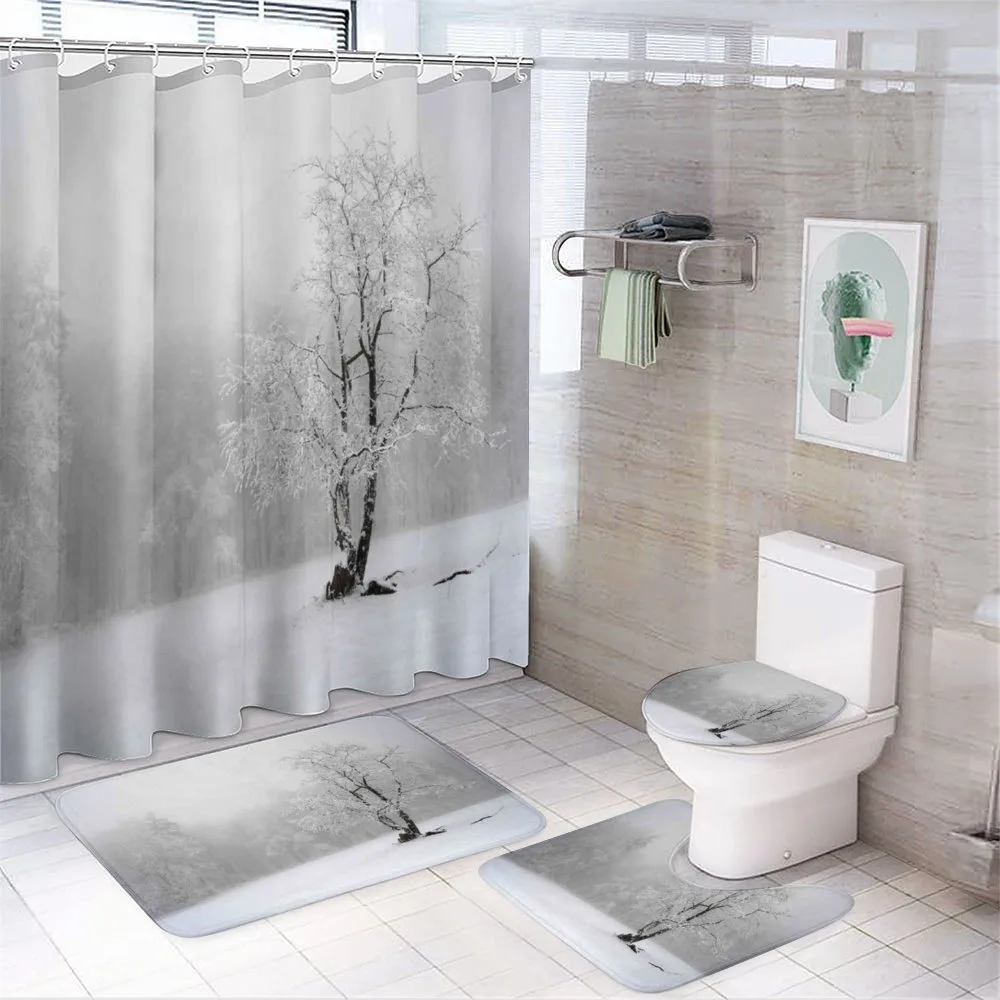 Winter Snowy Forest Cold — Your design