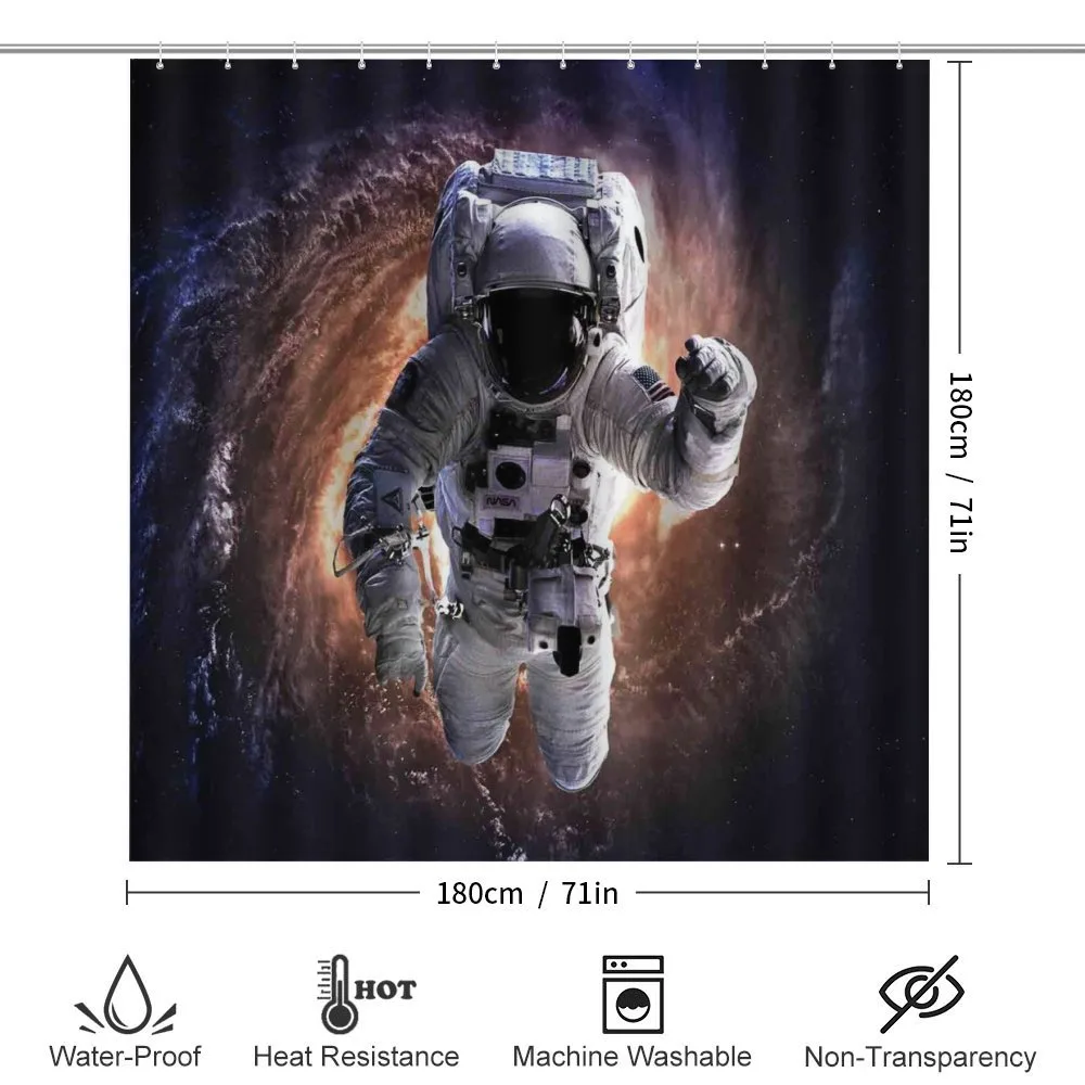 Astronaut in Outer Space — Detail 2