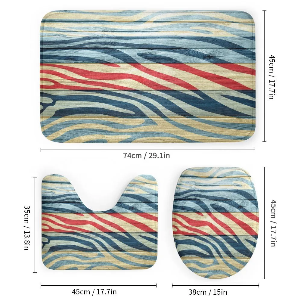 Country Zebra on Wood — Detail 1