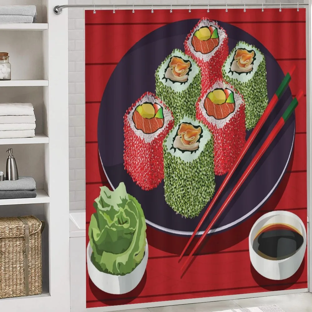 Delicious Sushi Cartoon Art — Detail 4