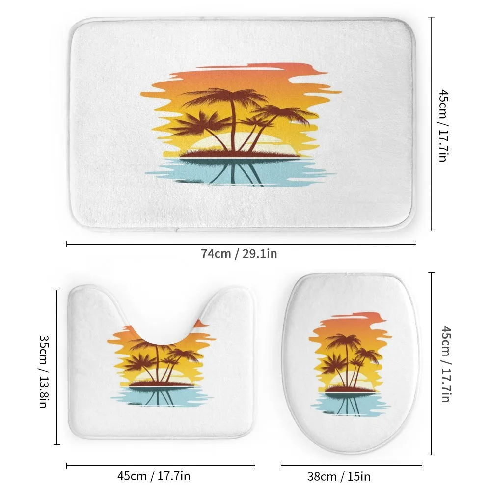 Exotic Palm Trees Sunset — Detail 1