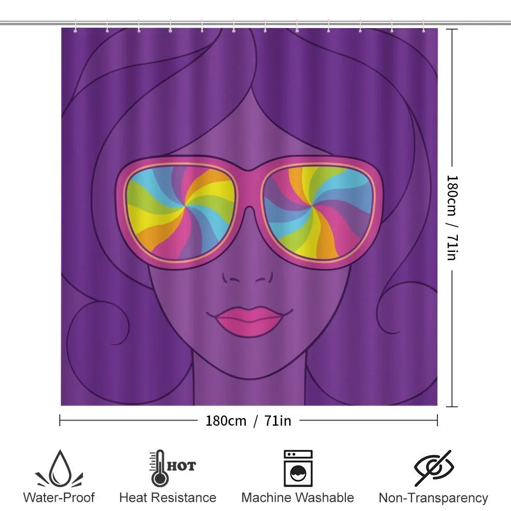 Girl with Rainbow Sunglasses — Detail 2