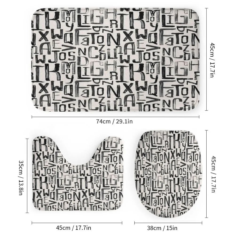 Grunge Letters Pattern — Detail 1