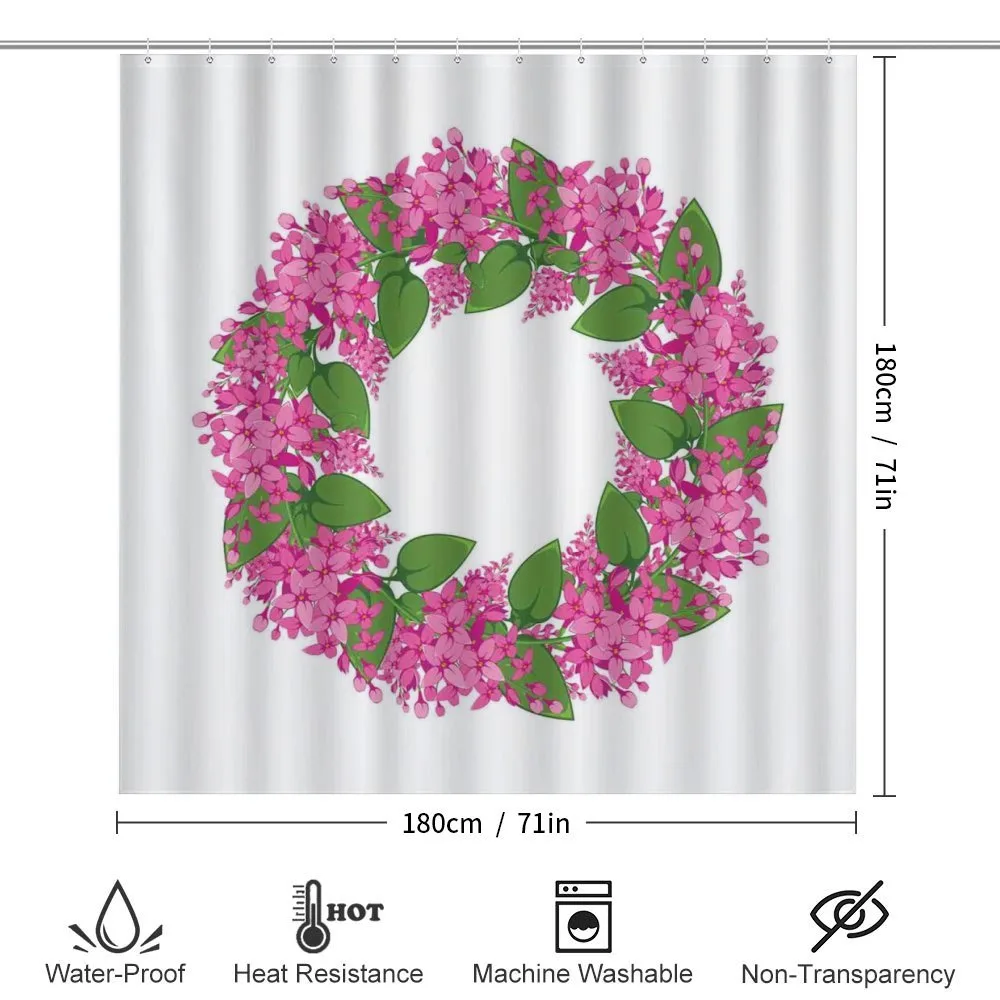 Pink Blossoms Wreath — Detail 2