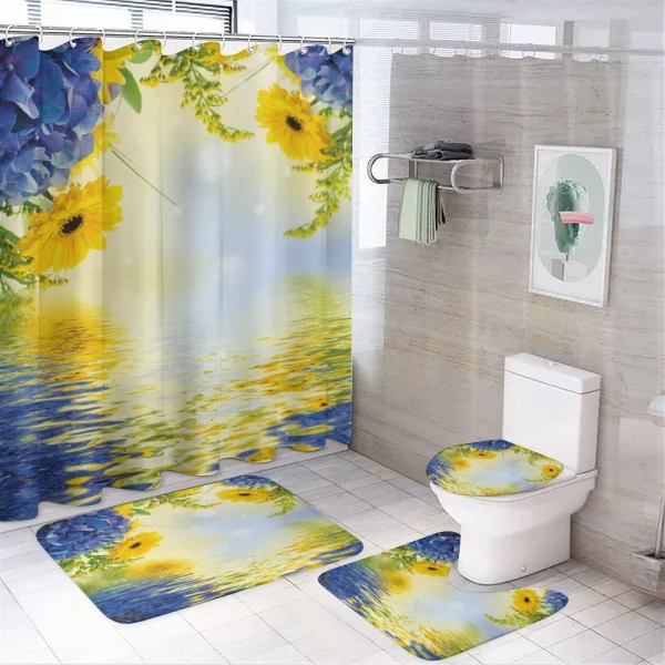 Romance Bouquet on a shower curtain
