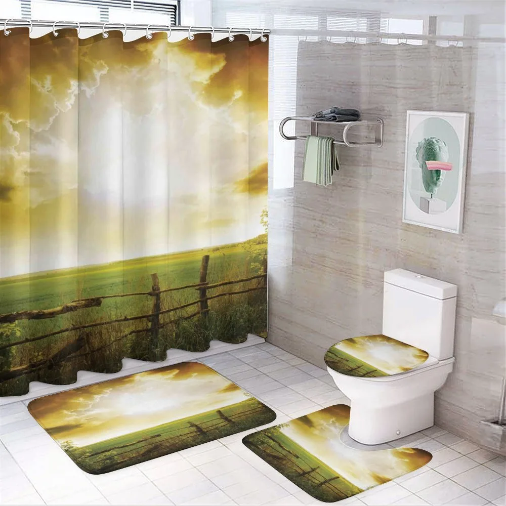 Sunset on Spring Field — Your design