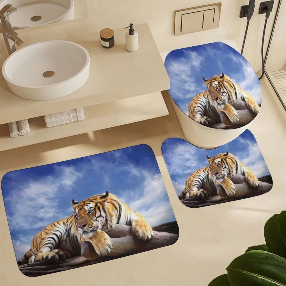 Tiger on Wood Wildlife — Detail 5