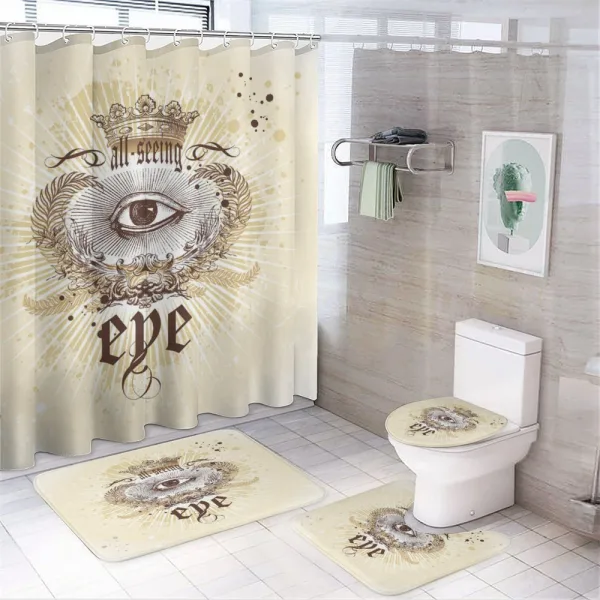 Vintage Victorian on a shower curtain