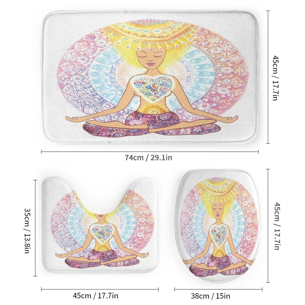 Woman in Lotus Position — Detail 1