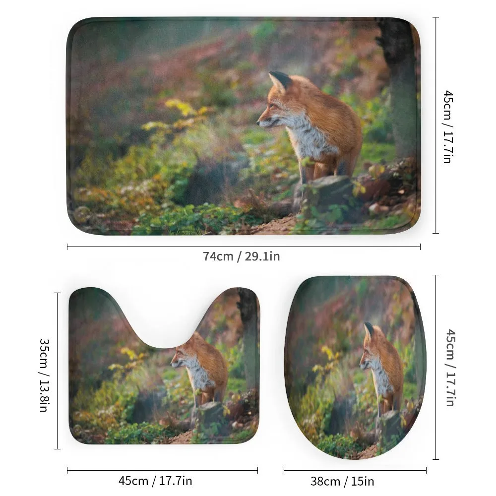 Young Wild Fox in Woodland — Detail 1