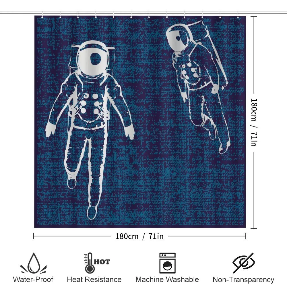Astronauts Floating — Detail 2