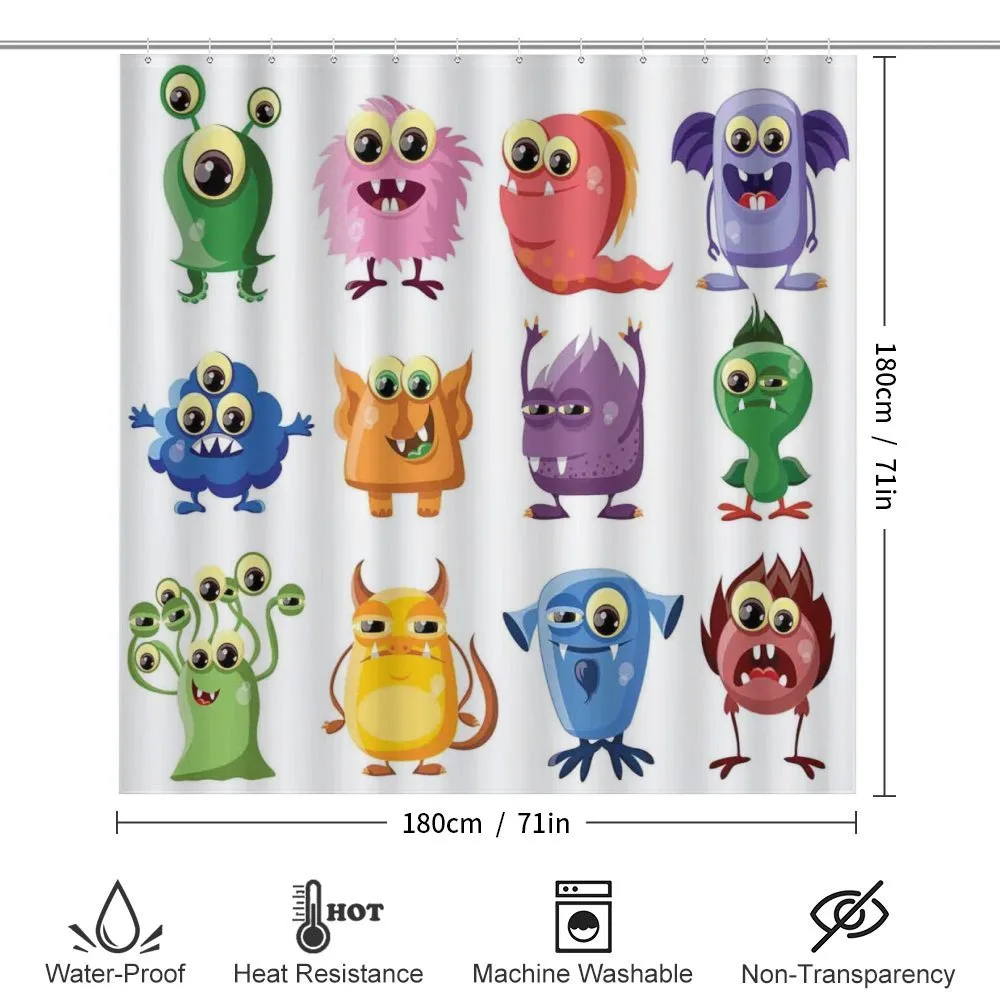 Cartoon Aliens Monsters — Detail 2