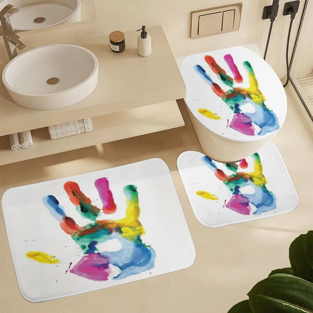 Colored Human Hand — Detail 5