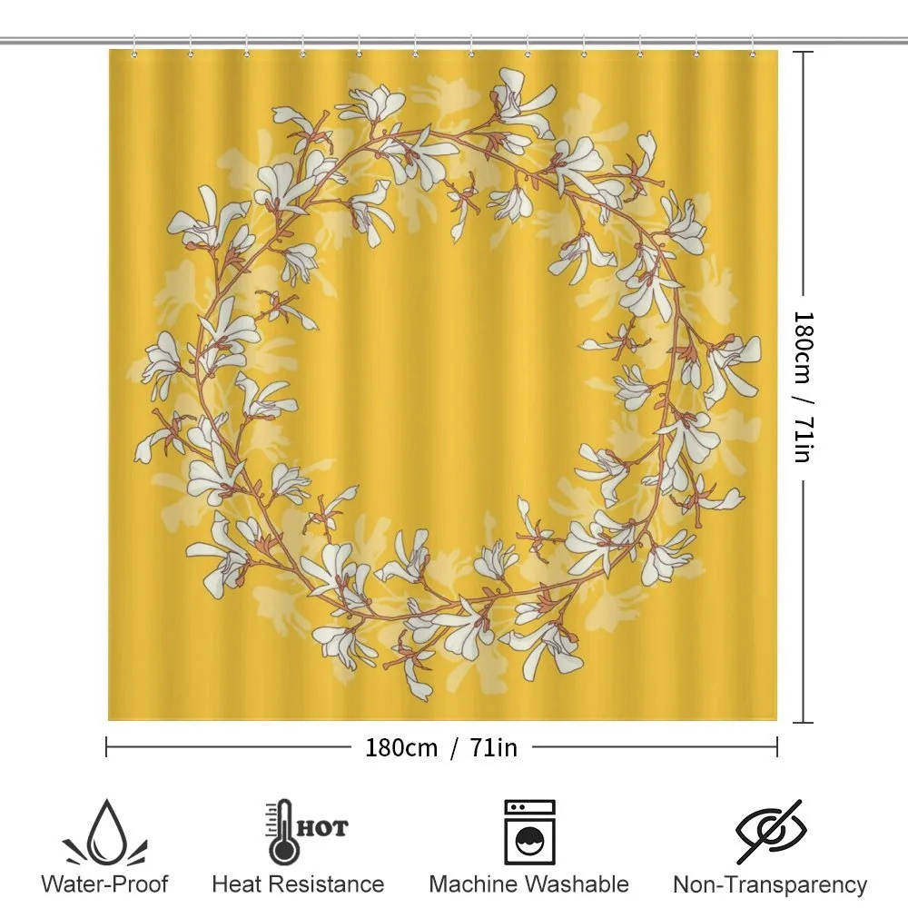 Floral Wreath with Magnolias — Detail 2