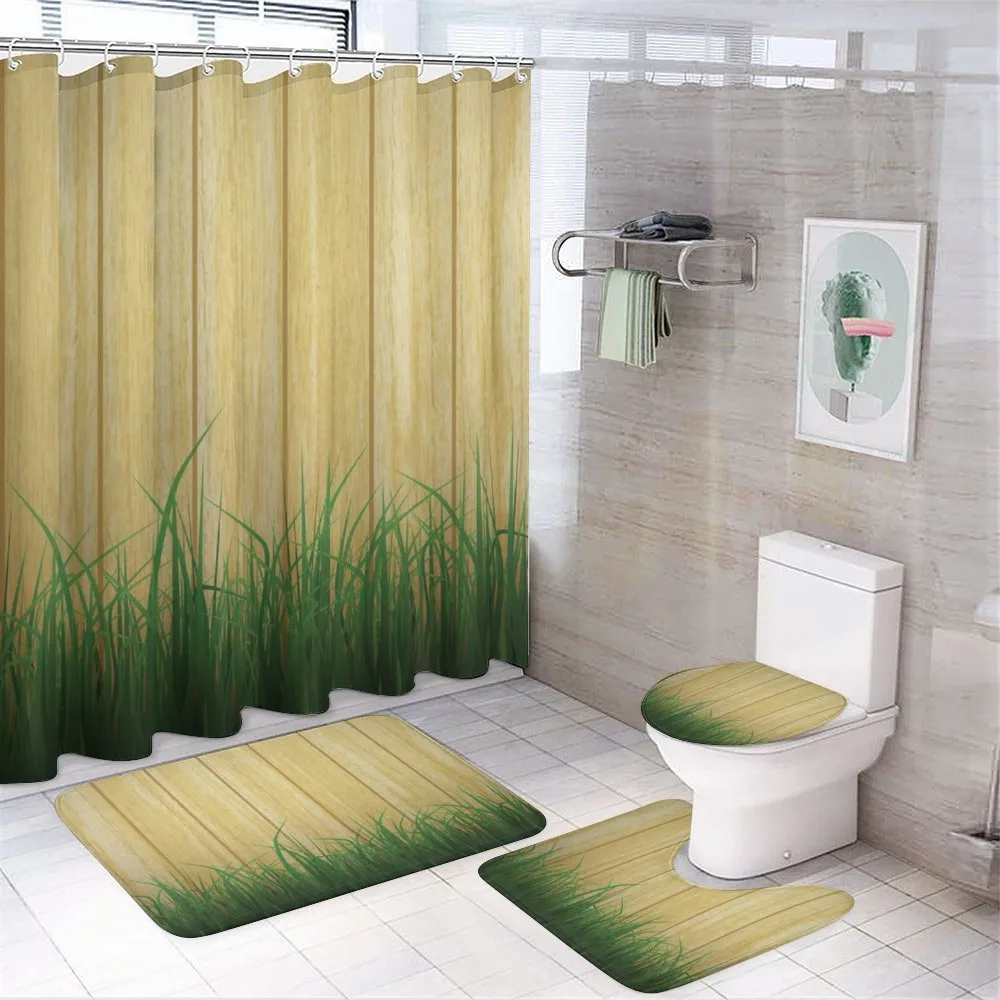 Grasses Front of Plank Look — Your design