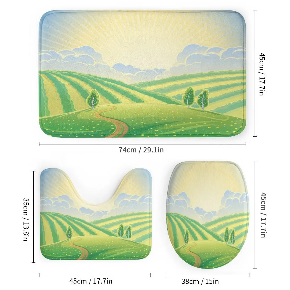 Green Field Graphic — Detail 1