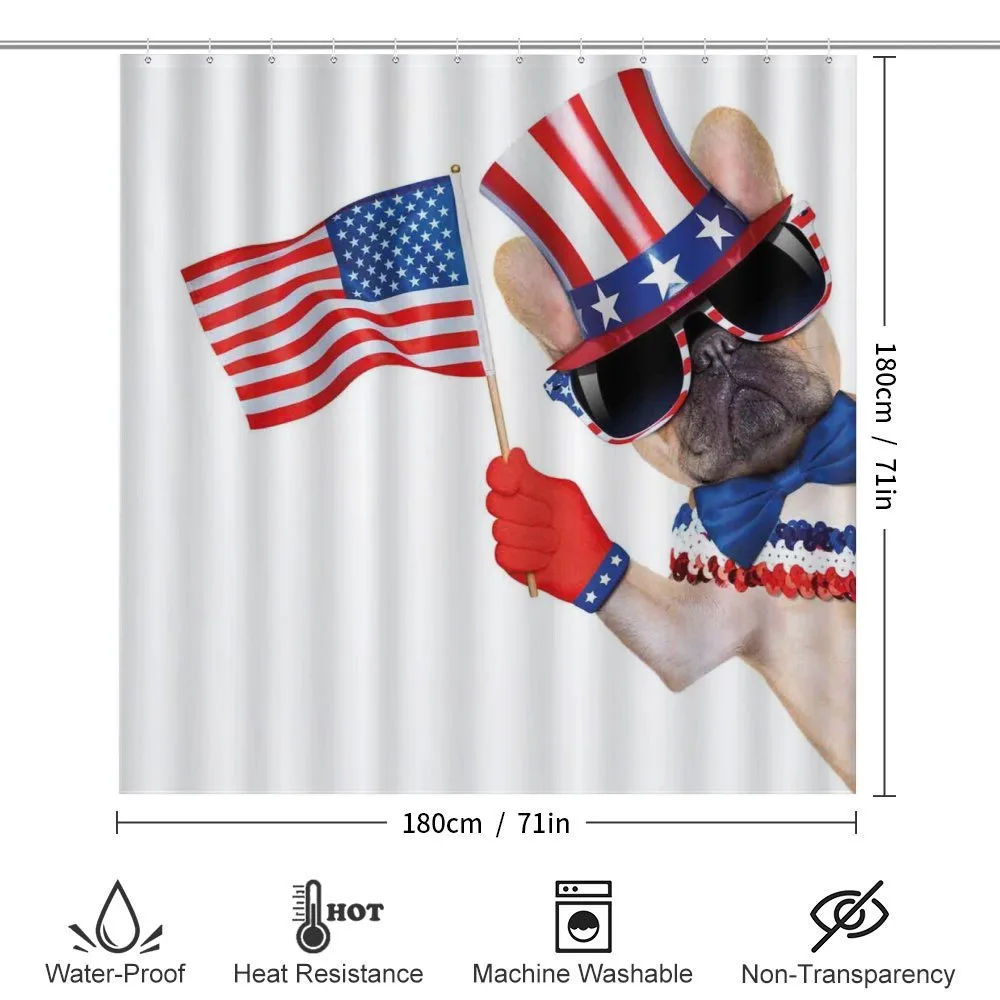 Patriotic Pug Dog — Detail 2