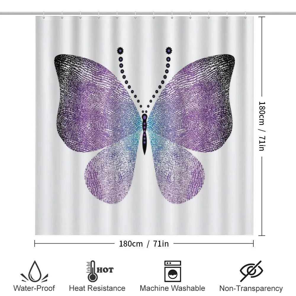 Pointillist Butterfly — Detail 2