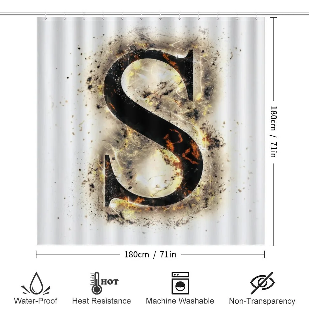 Uppercase S Fiery Hot — Detail 2
