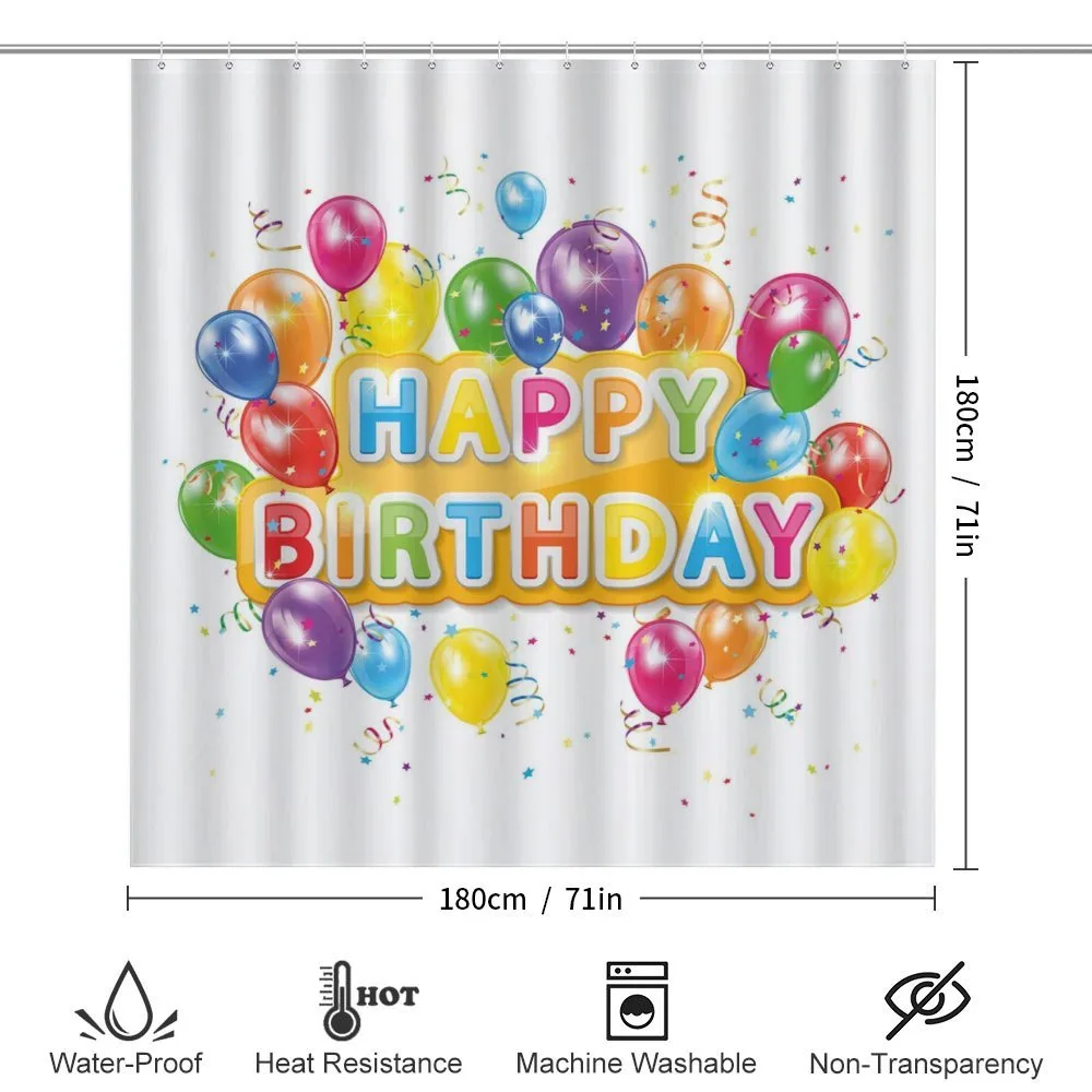 Vivid Birthday Balloon — Detail 2