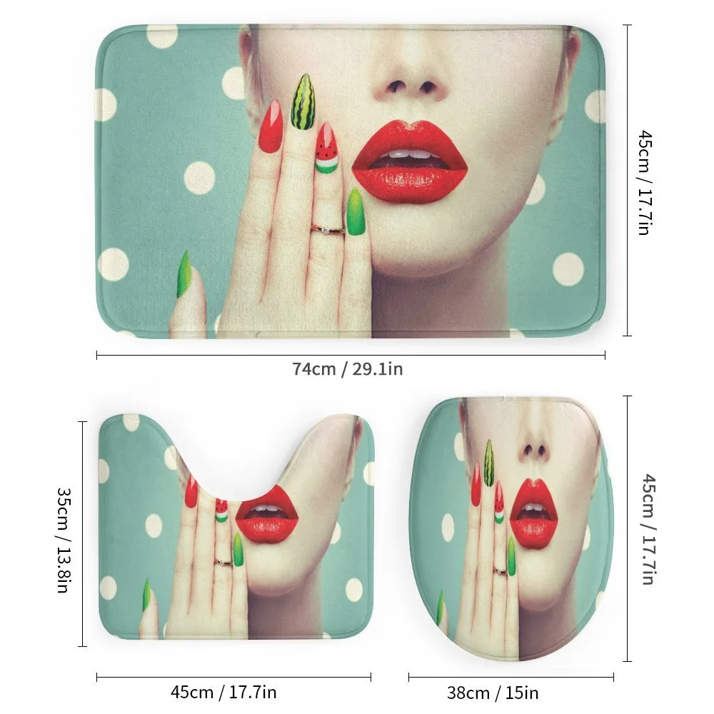 Watermelon Nail Art and Makeup — Detail 1