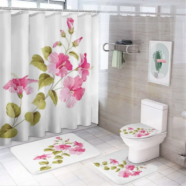 Wild Exotic Branches on a shower curtain