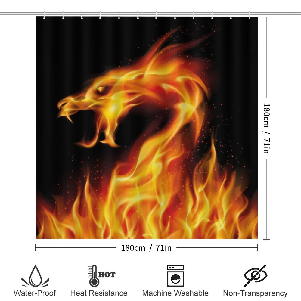 Abstract Fiery Creature — Detail 2