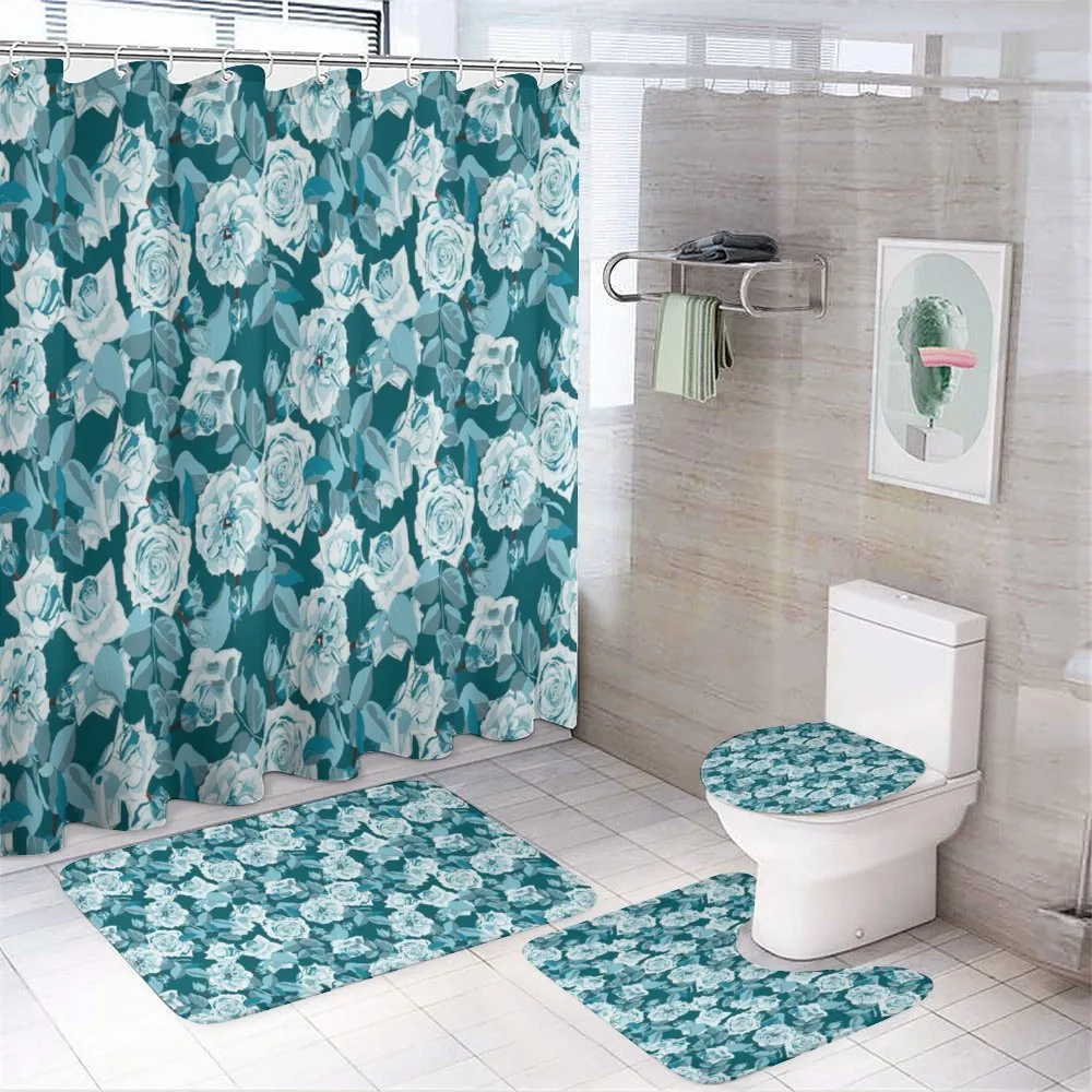 Aquatic English Rose Flowers — Your design