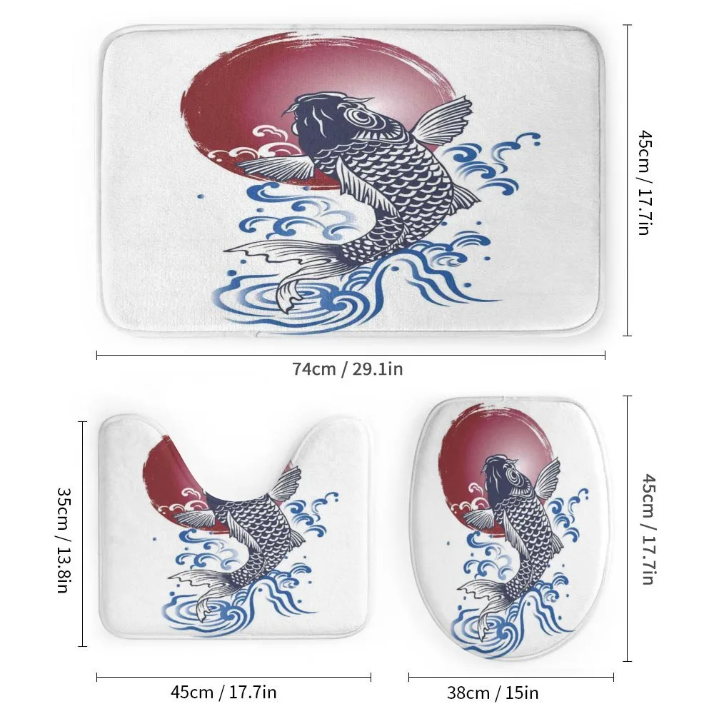 Carp on Flag — Detail 1