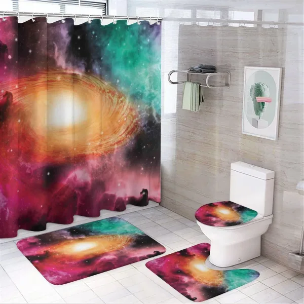 Galaxy Stardust Cosmos on a shower curtain